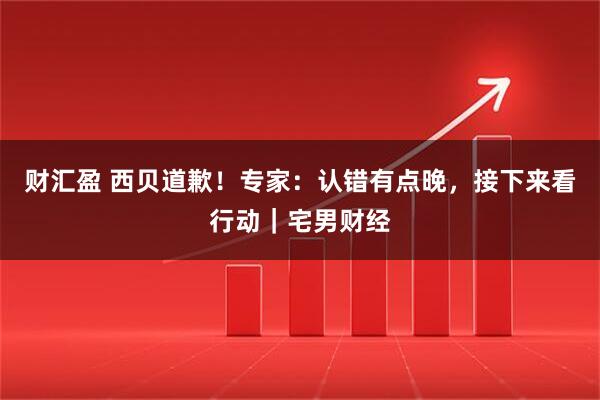 财汇盈 西贝道歉！专家：认错有点晚，接下来看行动｜宅男财经