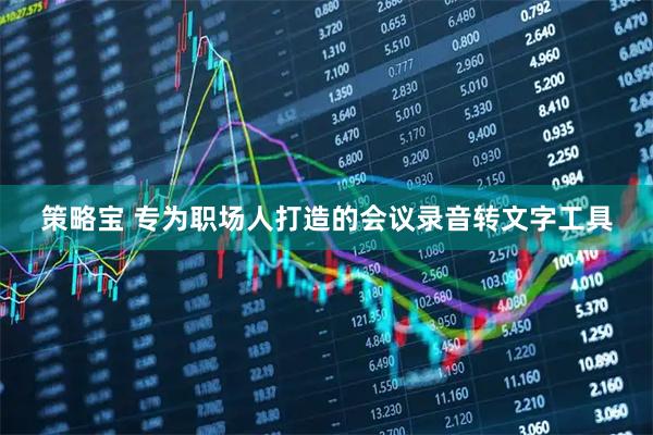 策略宝 专为职场人打造的会议录音转文字工具