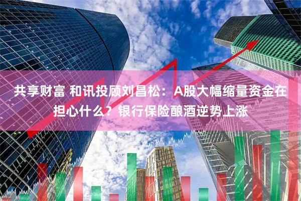 共享财富 和讯投顾刘昌松：A股大幅缩量资金在担心什么？银行保险酿酒逆势上涨