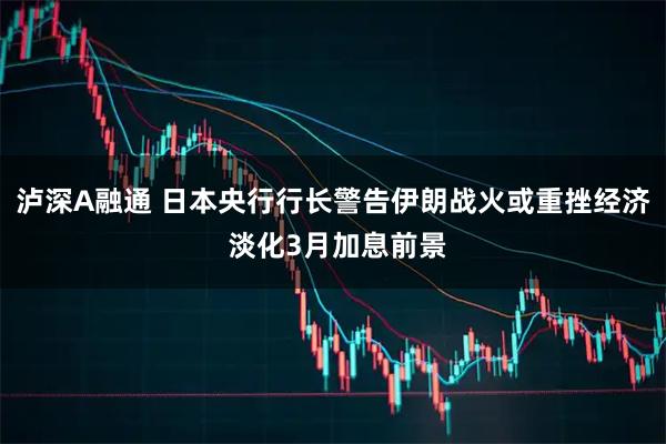 泸深A融通 日本央行行长警告伊朗战火或重挫经济 淡化3月加息前景